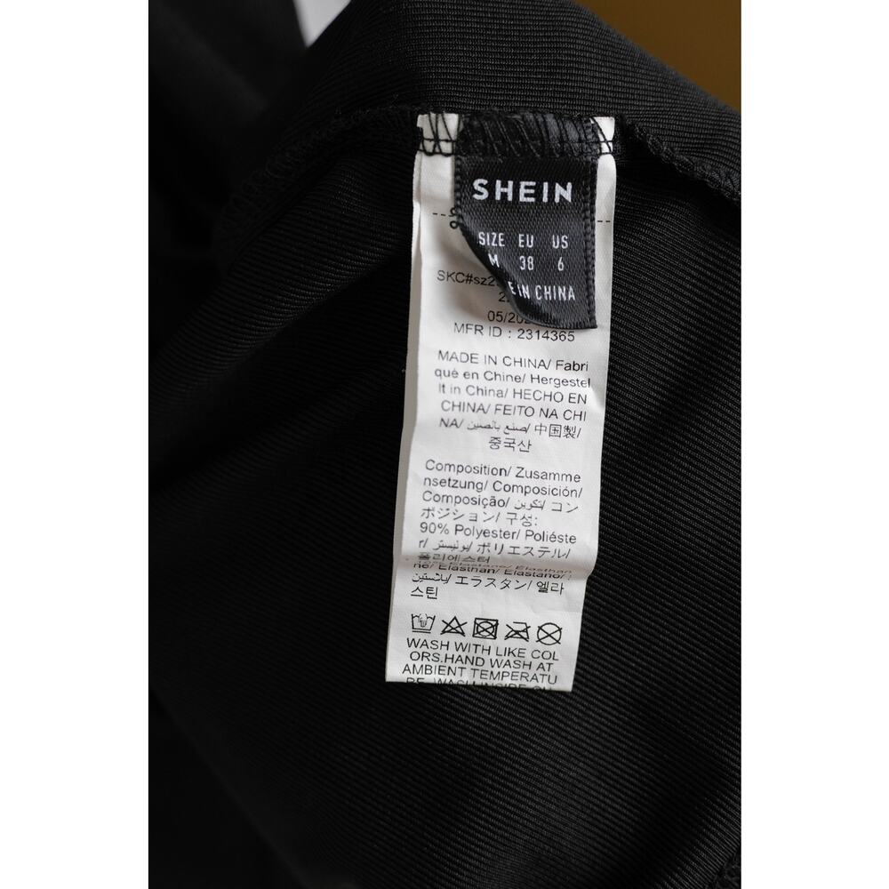 Shein Size M Top Beaded Sleeveless Black - Picture 6 of 6